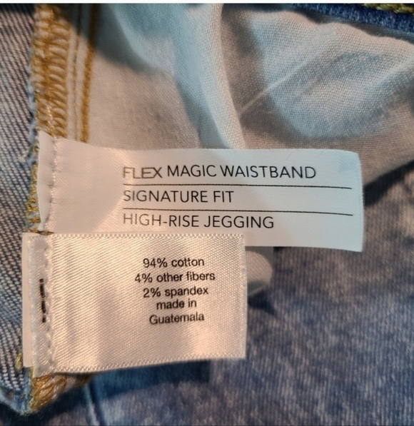 🍁🍂NWOT LANE BRYANT High Rise Jegging Jeans Flex Magic Waistband Stretch 18 - Picture 6 of 8
